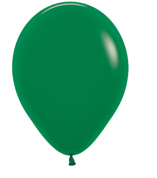 Globo Latex Redondo Fashion Verde Selva R-12 *50und Sempertex